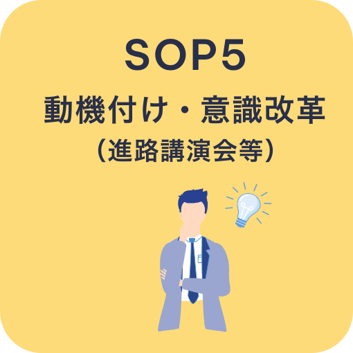 SOP5 動機付け・意識改革（進路講演会等）