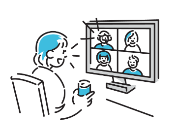 他校の生徒との交流のイメージ