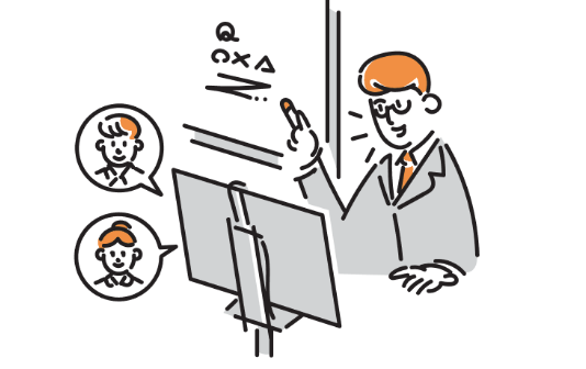 長期休業中の特別授業のイメージ