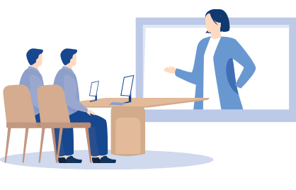 長期休業中の特別授業のイメージ